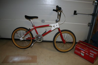 Et voilà ...manque les stickers, les mousses et la chaîne... ca vient...