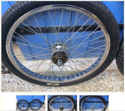 100 euros la paire de roues moyeux suzue 48